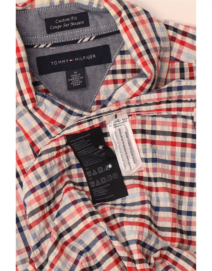 Cămașă cu mânecă scurtă Tommy Hilfiger pentru bărbați, mijlociu, multicoloră