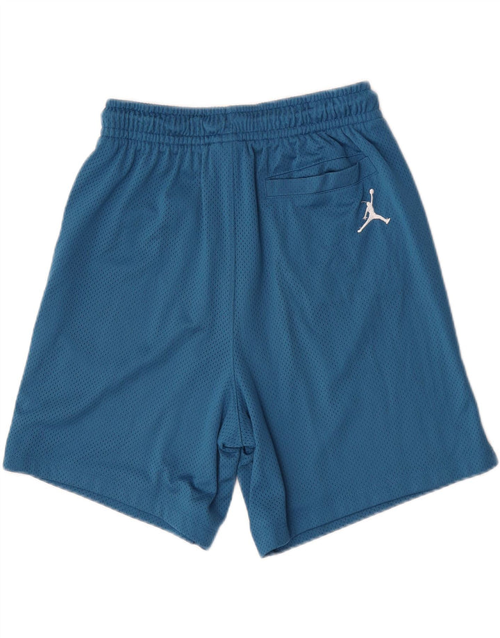 Pantaloni scurți sport grafic Jordan pentru bărbați, poliester mici, albastru