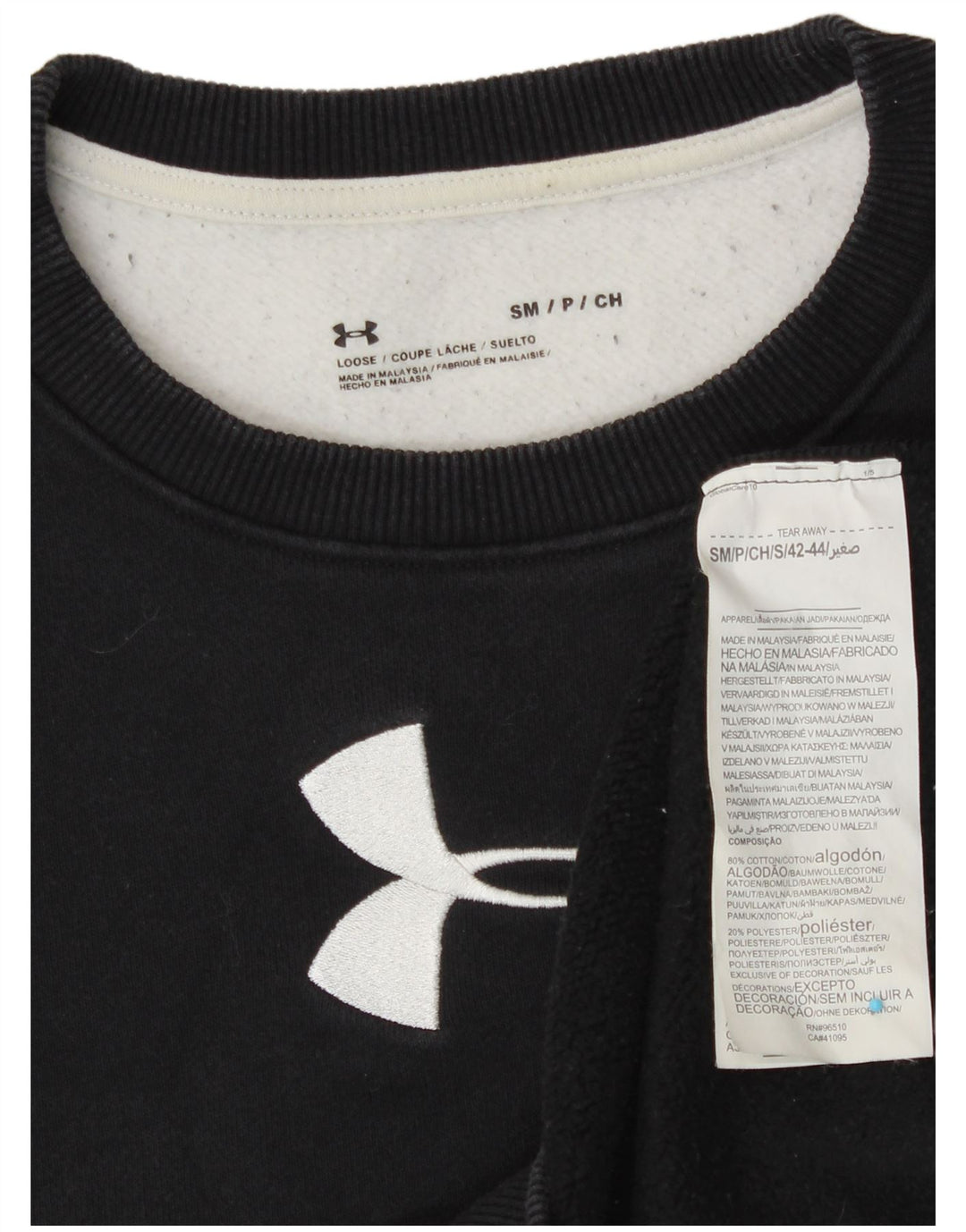 Pulover pentru damă UNDER ARMOUR, UK 10, negru, color block