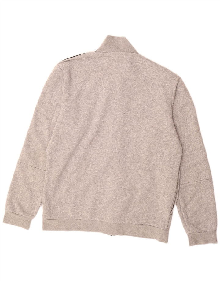 Jachetă de trening pentru bărbați ADIDAS UK 44/46 mare bumbac gri