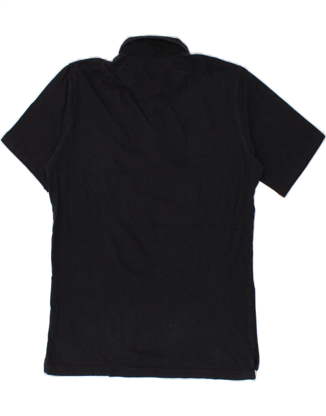 MASSIMO DUTTI Mens Casual Fit Polo Shirt Medium Navy Blue Vintage Massimo Dutti and Second-Hand Massimo Dutti from Messina Hembry 