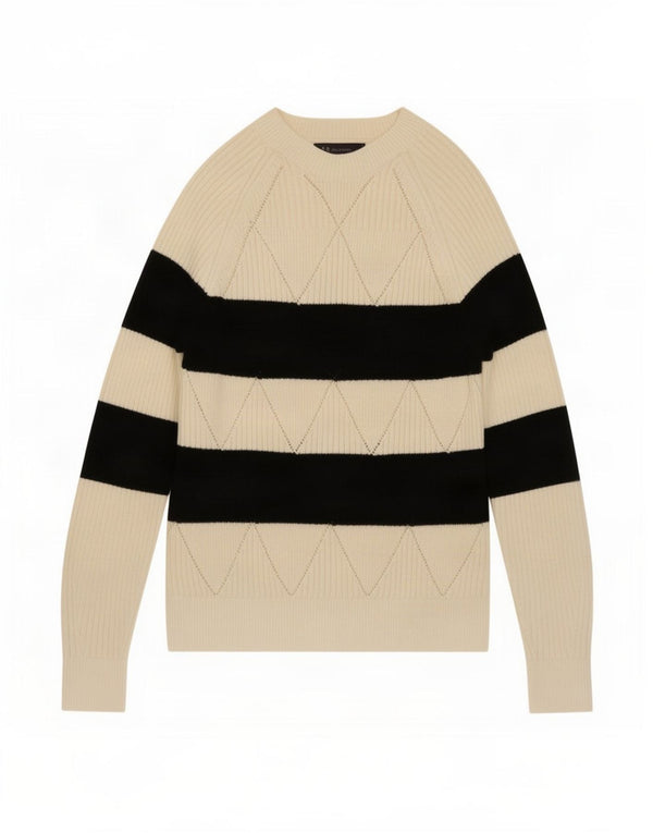Pulover pentru femei Marks & Spencer cu gât de barcă UK 10 Small White