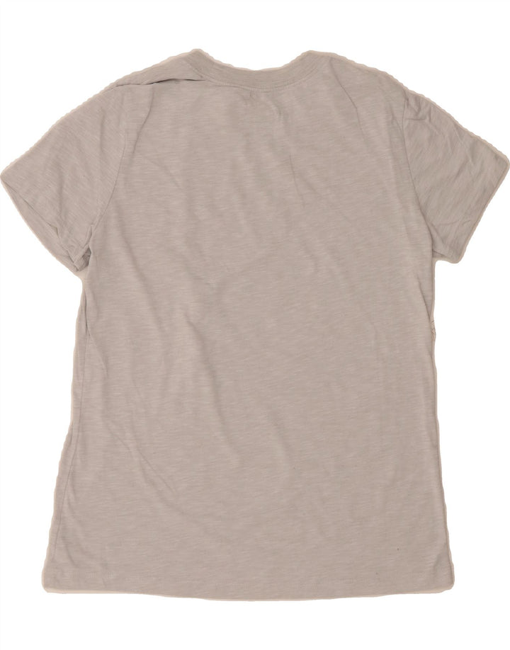 NIKE Womens Graphic T-Shirt Top UK 10 Small Grey Vintage Nike and Second-Hand Nike from Messina Hembry 