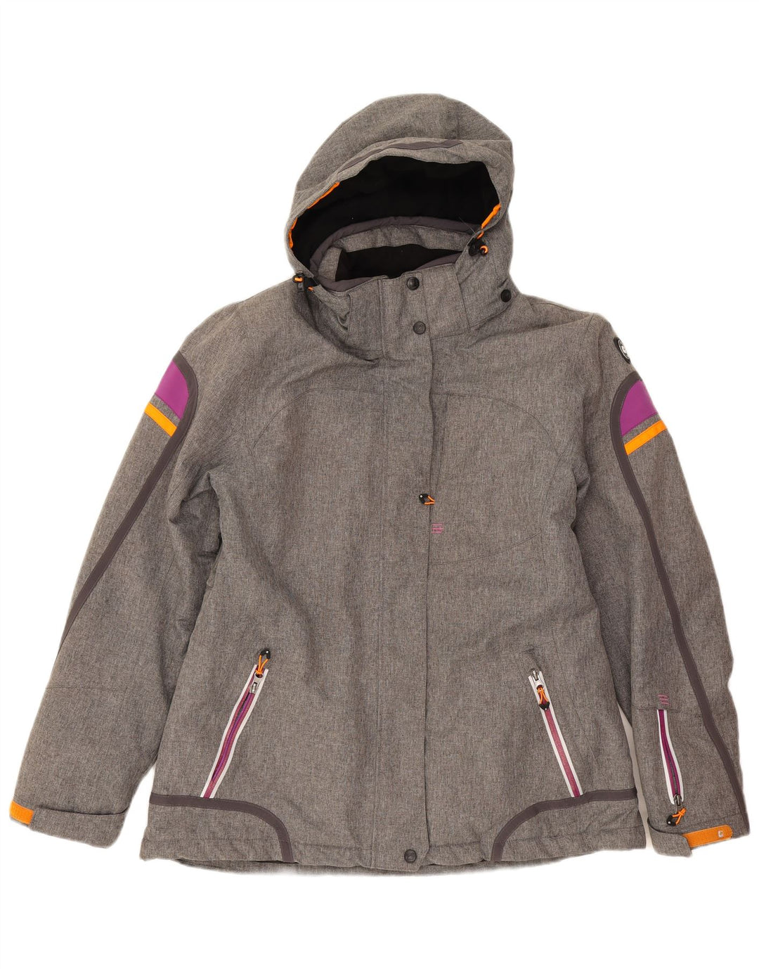 Jachetă Windbreaker pentru femei cu glugă Killtec IT 44 Medium Gri Colorblock