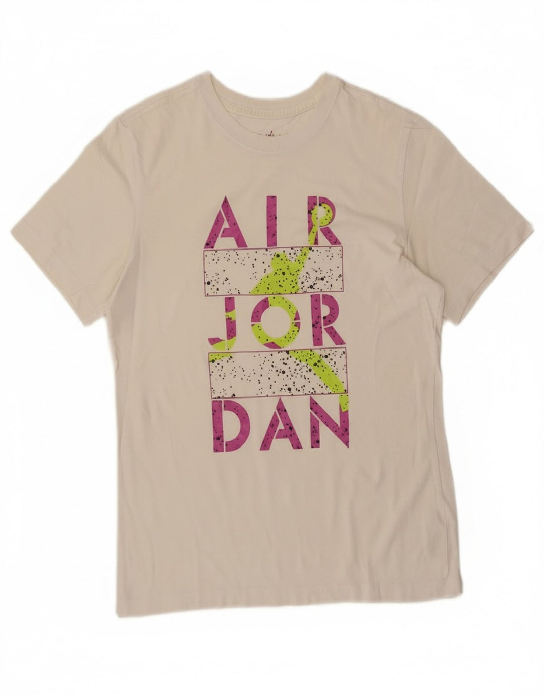 Tricou grafic Jordan pentru bărbați Top mediu din bumbac alb