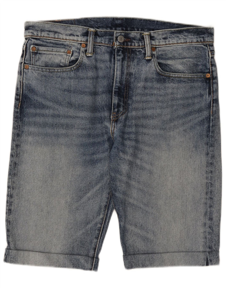 Pantaloni scurți Levi's 502 Denim W34 Large Blue Bumbac