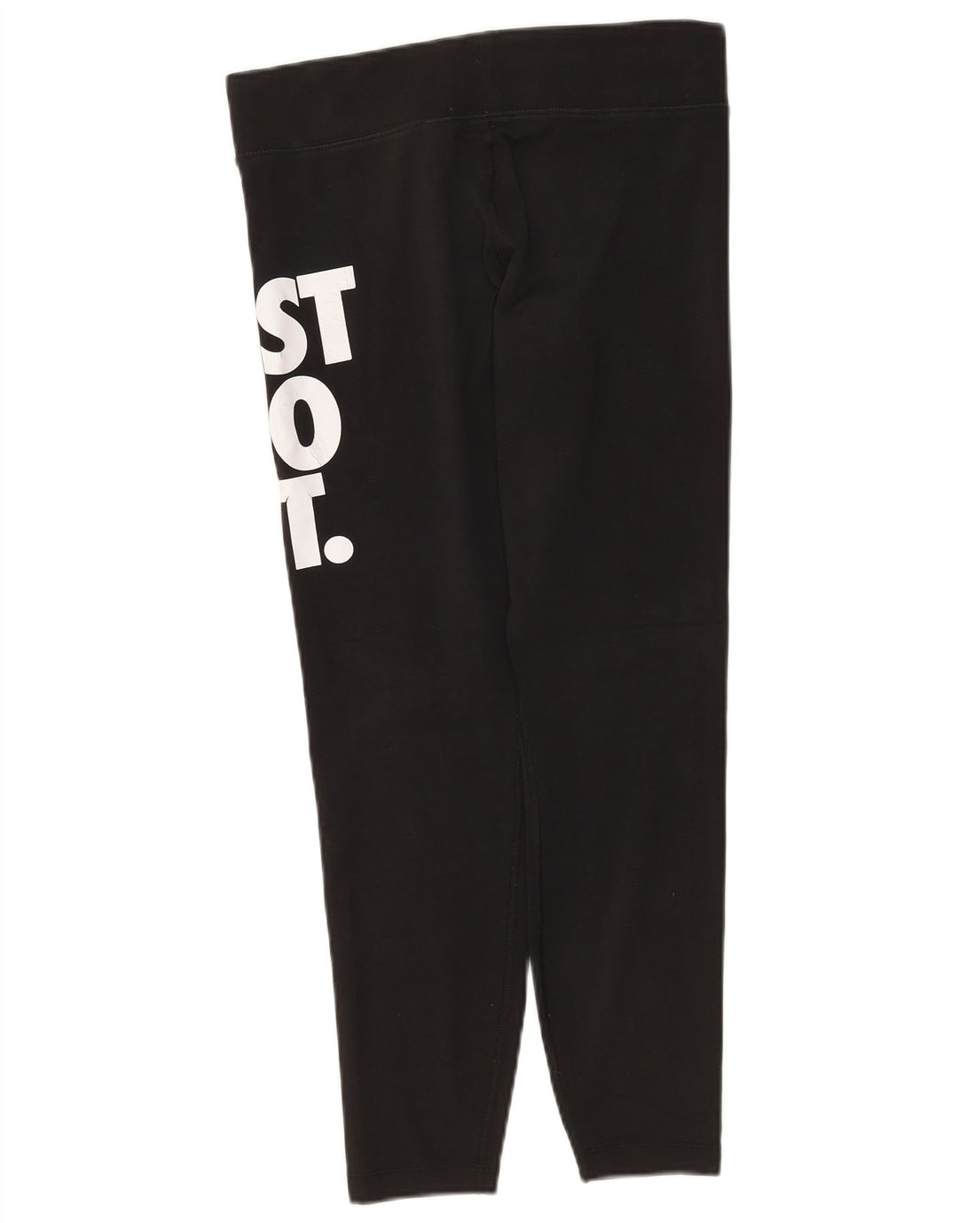 Leggings grafic Nike pentru femei UK 16, mare, negru, bumbac