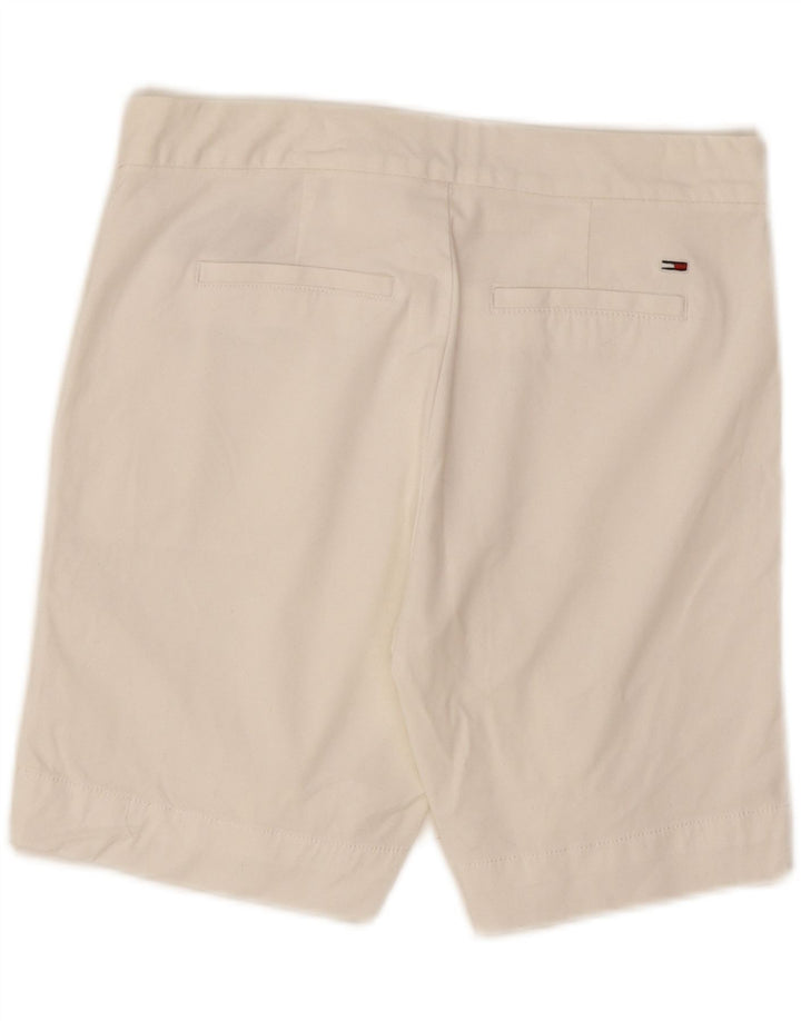 TOMMY HILFIGER Womens Chino Shorts W26 Small  White Cotton Vintage Tommy Hilfiger and Second-Hand Tommy Hilfiger from Messina Hembry 