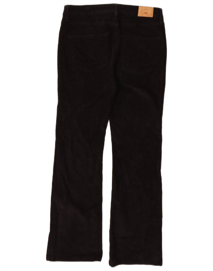 Pantaloni Superdry pentru femei Bootcut velur W30 L30 negru