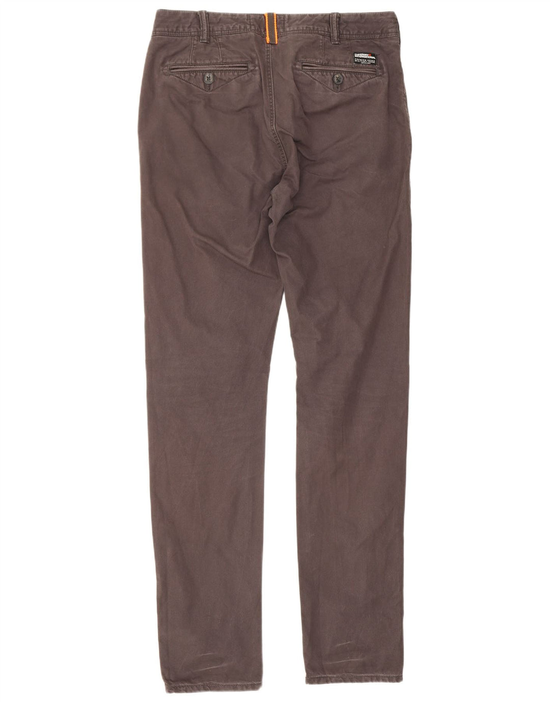 Pantaloni chino slim pentru bărbați Superdry W30 L32 maro