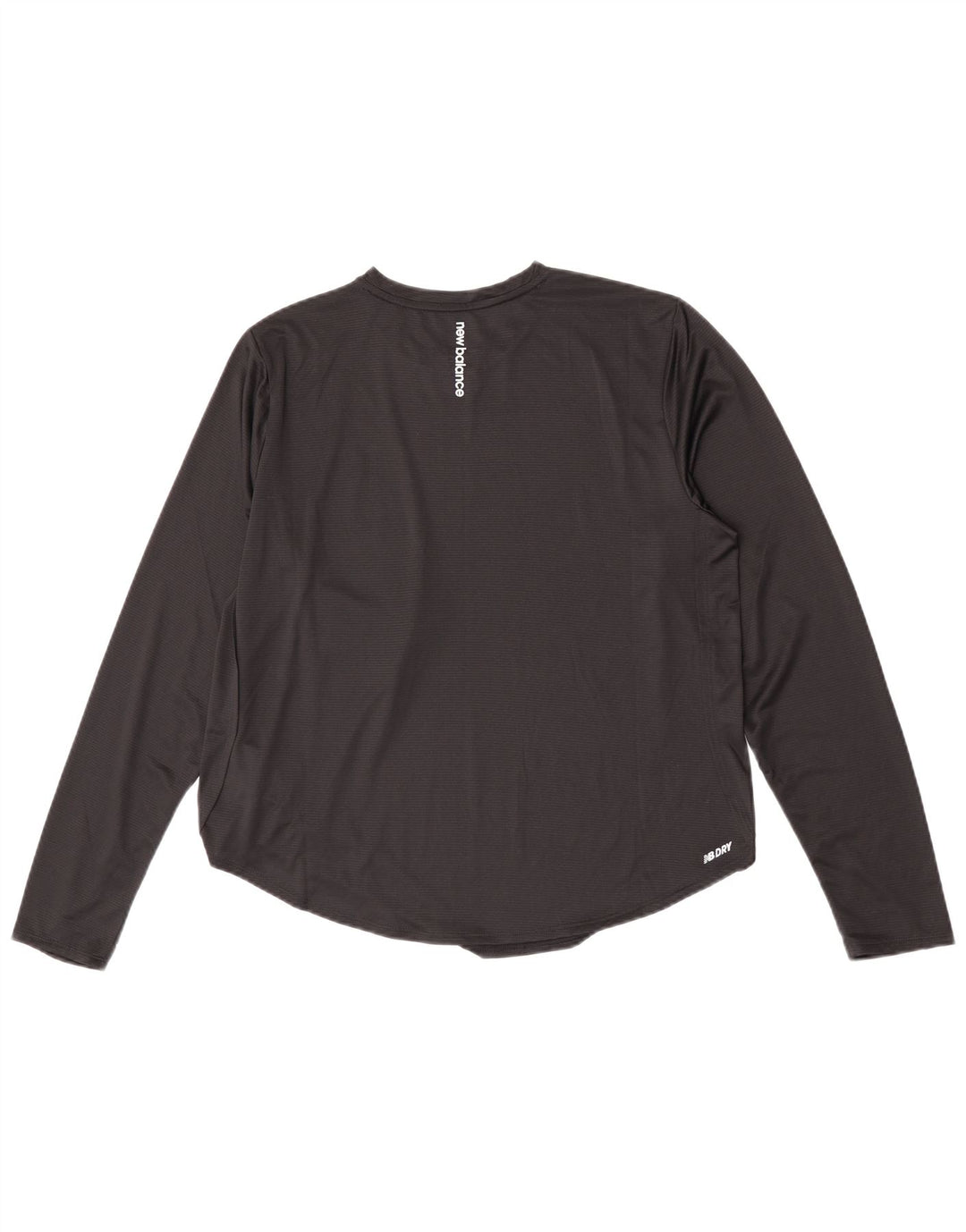 Top pentru femei New Balance cu mânecă lungă UK 16, mare, negru, poliester