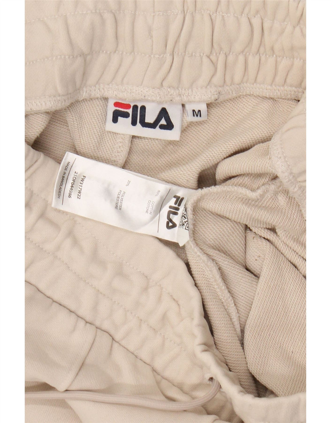 Pantaloni de trening Fila Barbati Joggeri Bumbac Mediu Bej