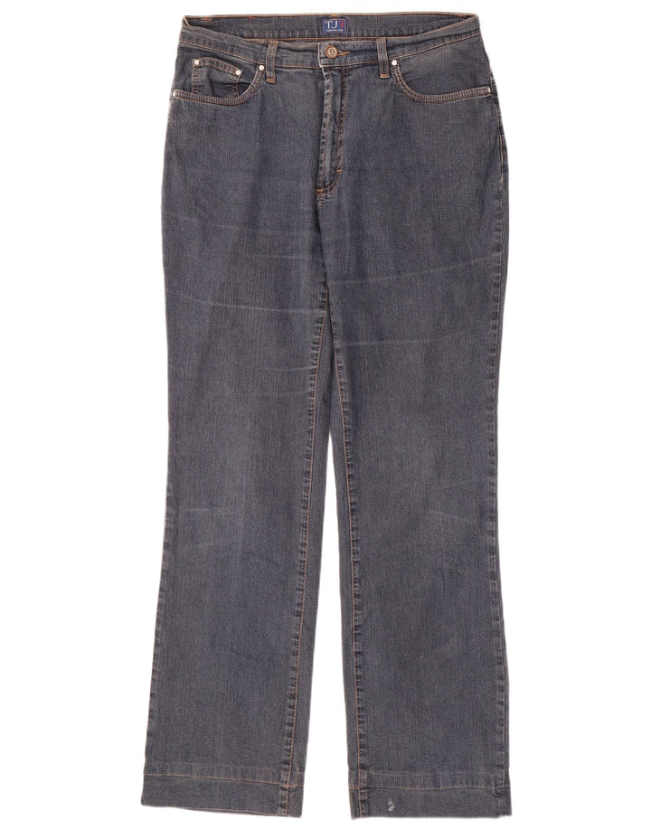 Trussardi blugi drepti pentru femei W32 L31 bumbac albastru