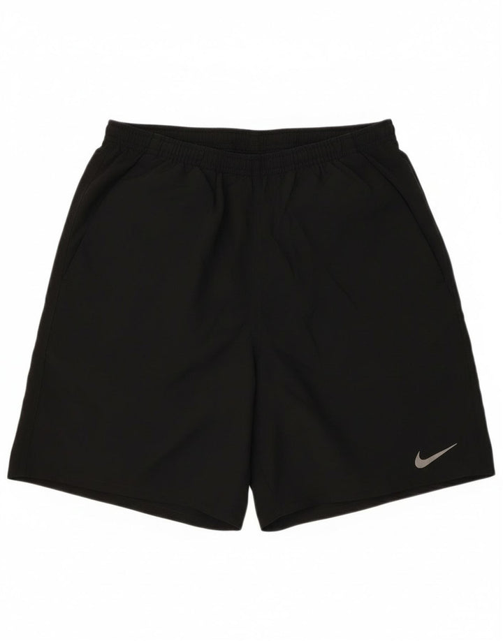 Pantaloni scurți sport Nike Dri Fit pentru bărbați, poliester negru mic
