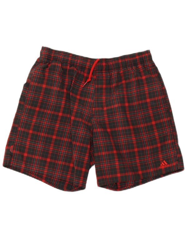 Pantaloni scurți sport pentru bărbați Adidas Small Red Check Poliester