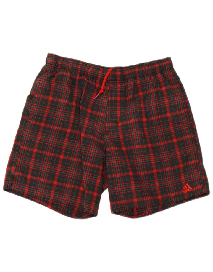 Pantaloni scurți sport pentru bărbați Adidas Small Red Check Poliester