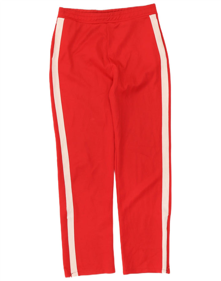 Pantaloni de trening Zara pentru femei EU 30 W30 L29 Poliester color bloc roșu