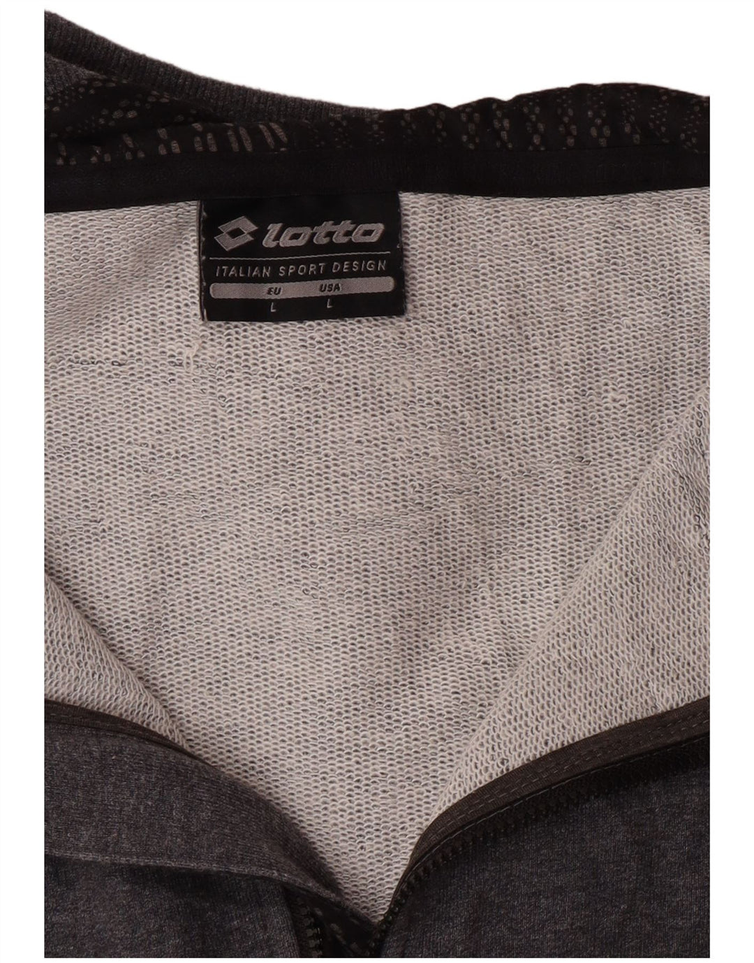 Pulover LOTTO pentru femei cu fermoar, UK 16, mare, gri