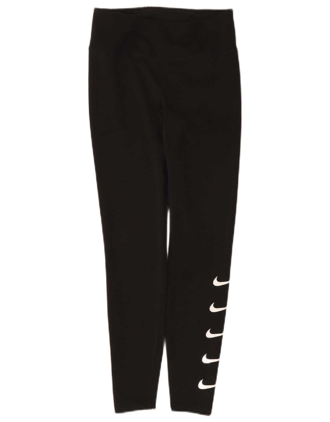 Leggings Nike Dri Fit Graphic pentru femei UK 10 Poliester negru mic