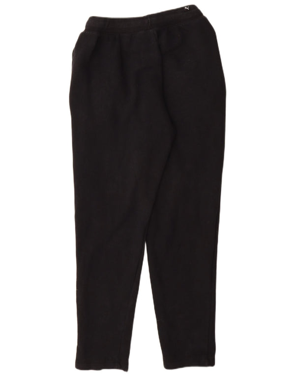 Pantaloni de trening PUMA pentru femei UK 12, bumbac mediu negru