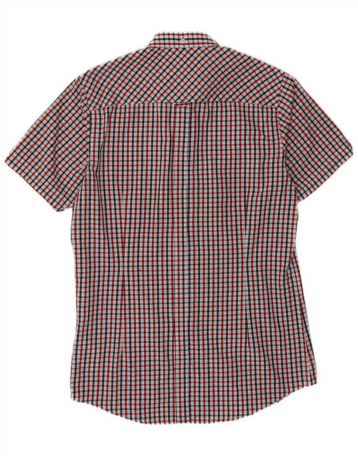 Cămașă cu mânecă scurtă semnătură pentru bărbați Ben Sherman, carouri mici, multicolore