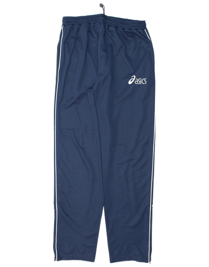 Pantaloni de trening ASICS pentru bărbați XL, poliester bleumarin