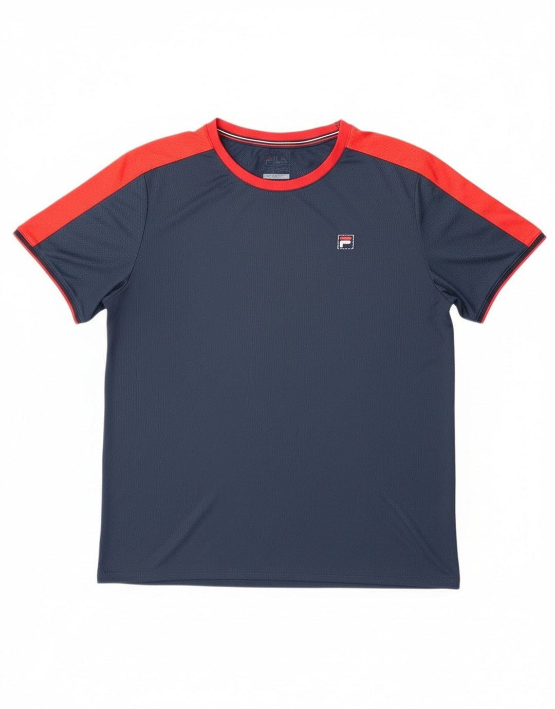 Tricou Bărbați Fila Top 2XL Bleumarin Poliester Colorblock