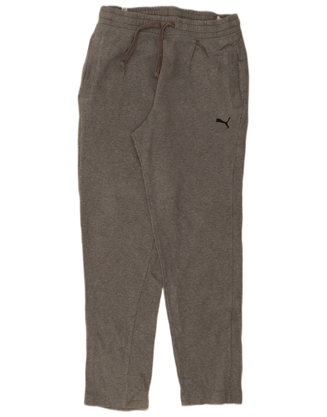 Pantaloni de trening Puma pentru bărbați, bumbac gri mare