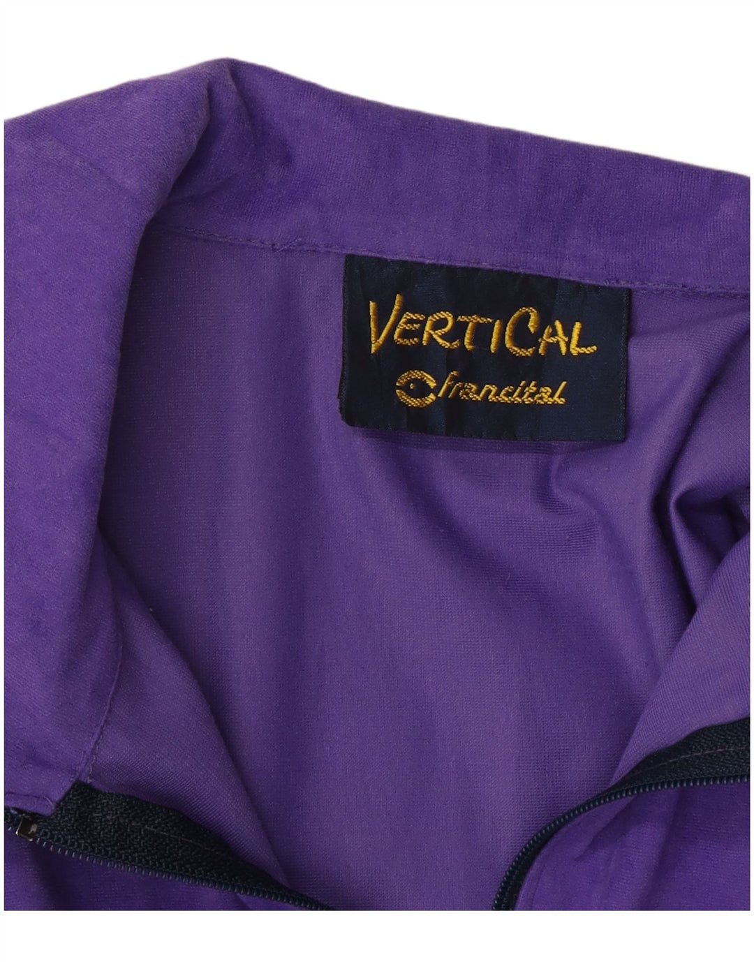 Jachetă de trening din velur VERTICAL pentru bărbați, mov mediu, color block