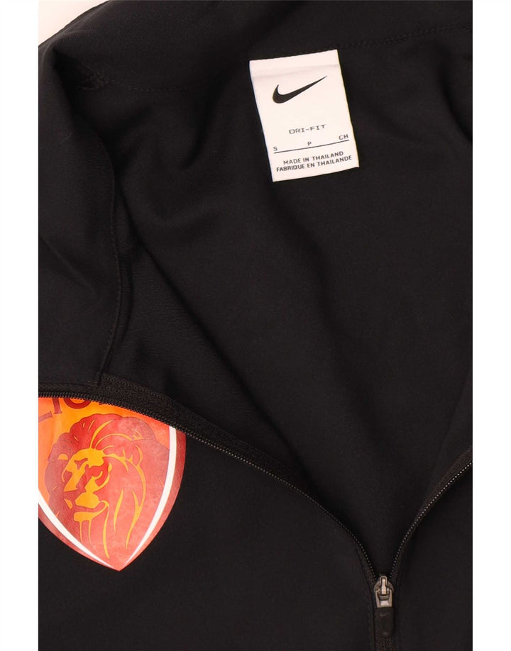 Jachetă de top Nike Dri Fit Graphic pentru bărbați, poliester negru mic