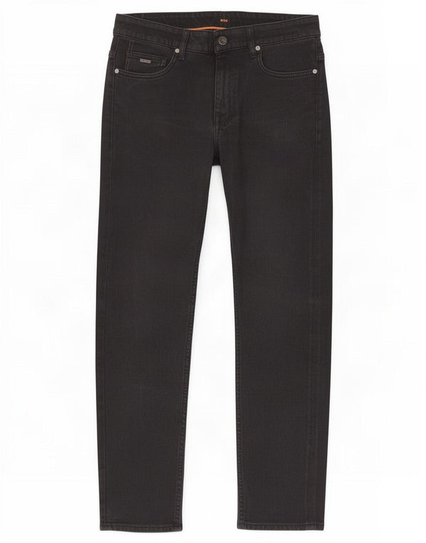 Blugi slim pentru bărbați Hugo Boss W32 L30 bumbac negru