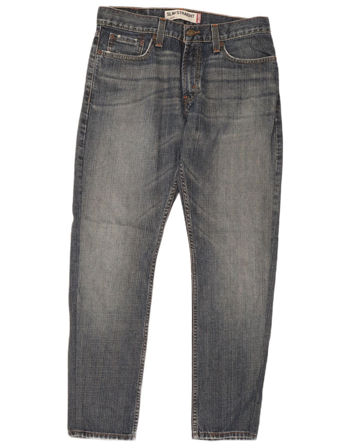 Blugi Levi's 514 Slim Straight pentru bărbați W32 L30 Bumbac albastru
