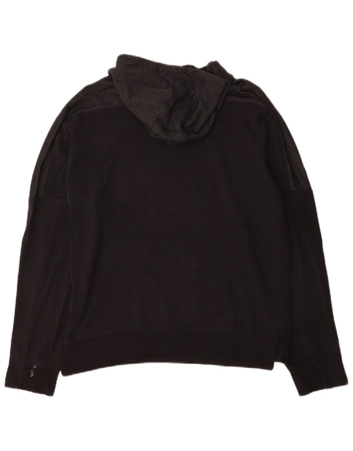 Pulover Adidas pentru bărbați, bumbac mediu negru