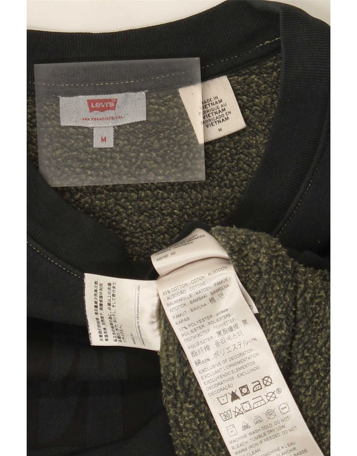 Pulover oversized Crop Levi's pentru femei UK 14 Medium Bleumarin