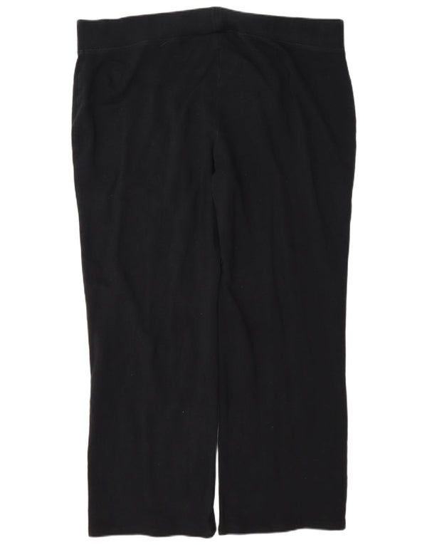 Pantaloni casual pentru femei Marks & Spencer, cu ajustare largi, UK 22 3XL W42 L29 Negru