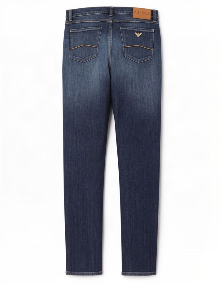 Blugi slim pentru femei Armani W27 L30 Albastru