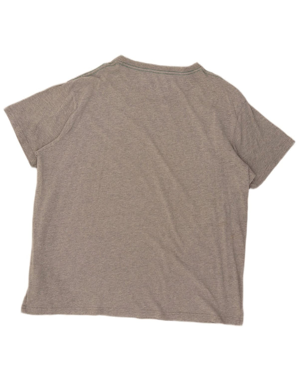 Tricou grafic pentru bărbați Weird Fish Top 4XL, bumbac cu pete gri