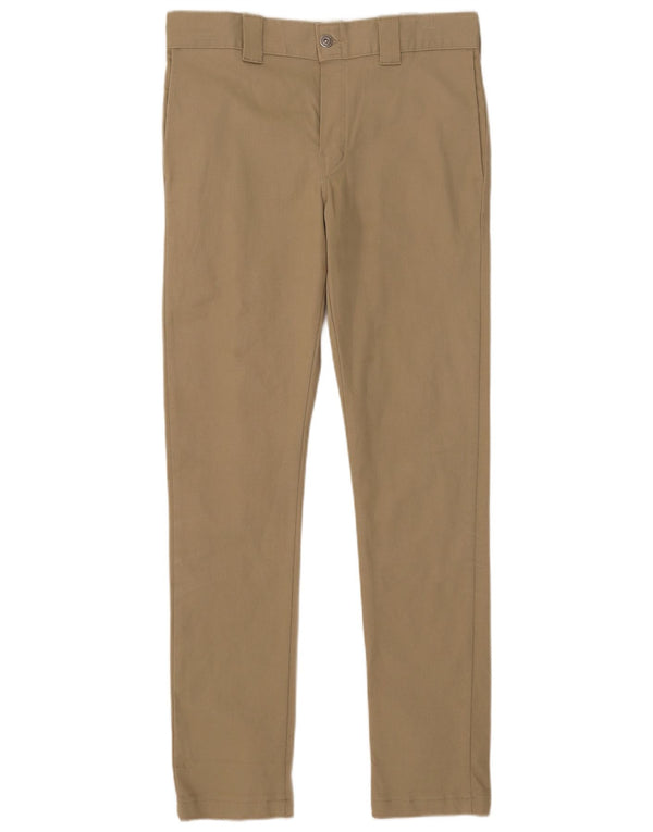 Pantaloni chino slim skinny Dickies pentru bărbați L31 L32 bumbac bej