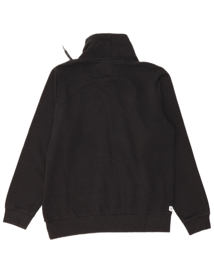 Pulover cu grafic pentru femei Freddy UK 14 Bumbac mediu negru