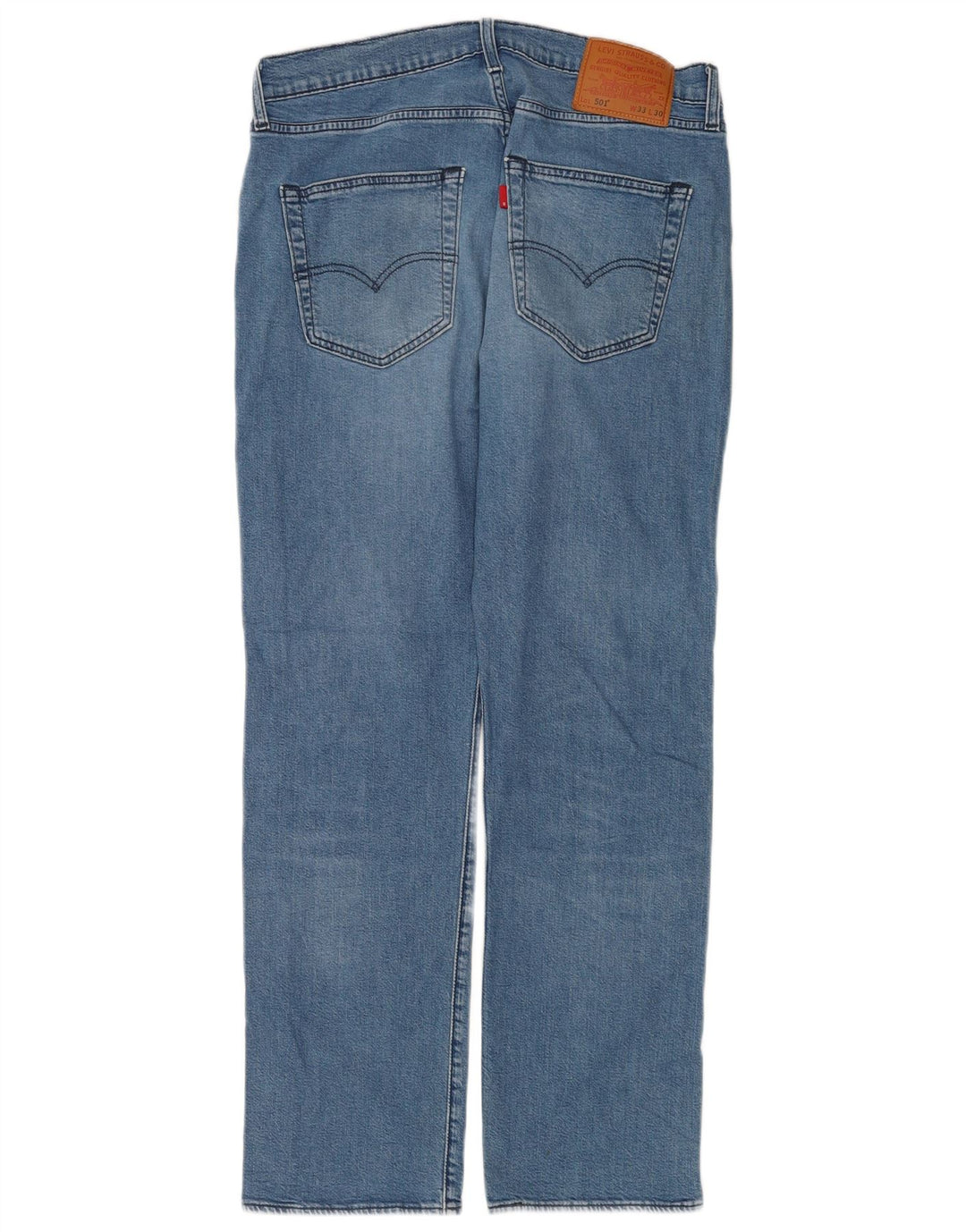 Blugi drepti pentru femei Levi's 501 W33 L30 Bumbac albastru