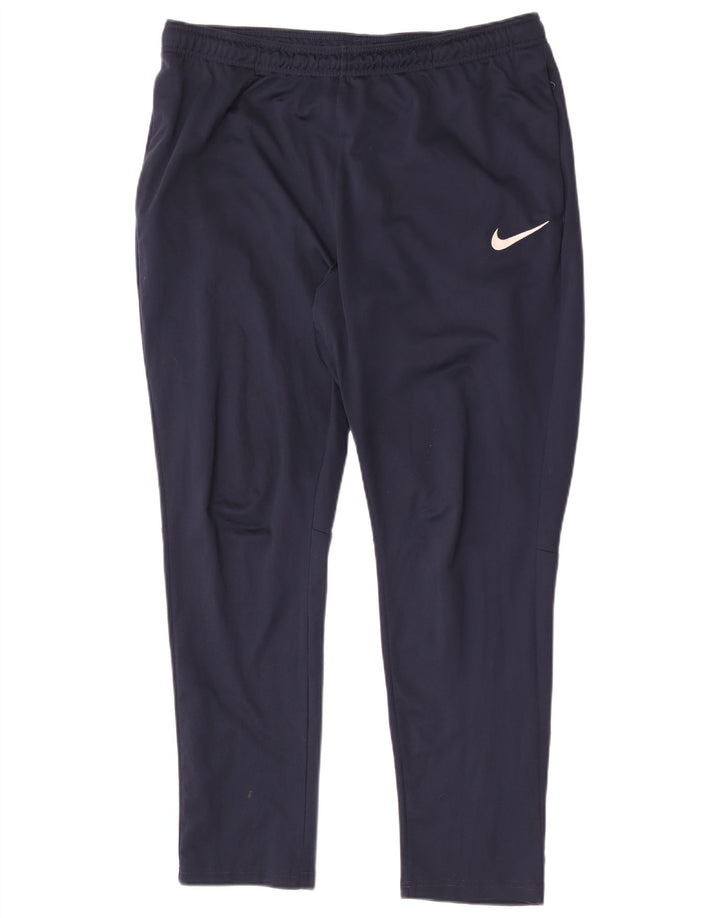 Pantaloni de trening Nike Dri Fit pentru bărbați 2XL, poliester bleumarin