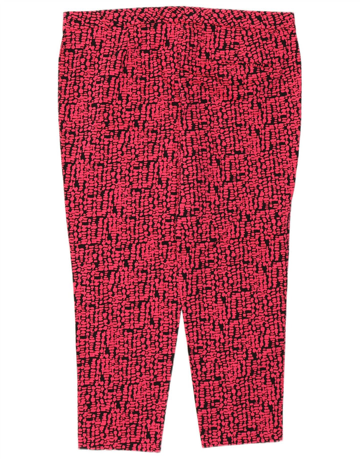 Pantaloni tăiați pentru femei Marks & Spencer, cu model abstract, UK 18 XL W38 L25 P