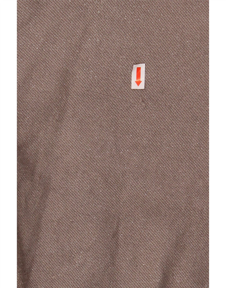 Pulover de damă ZARA cu gât de barcă supradimensionat UK 10 Mic Gri