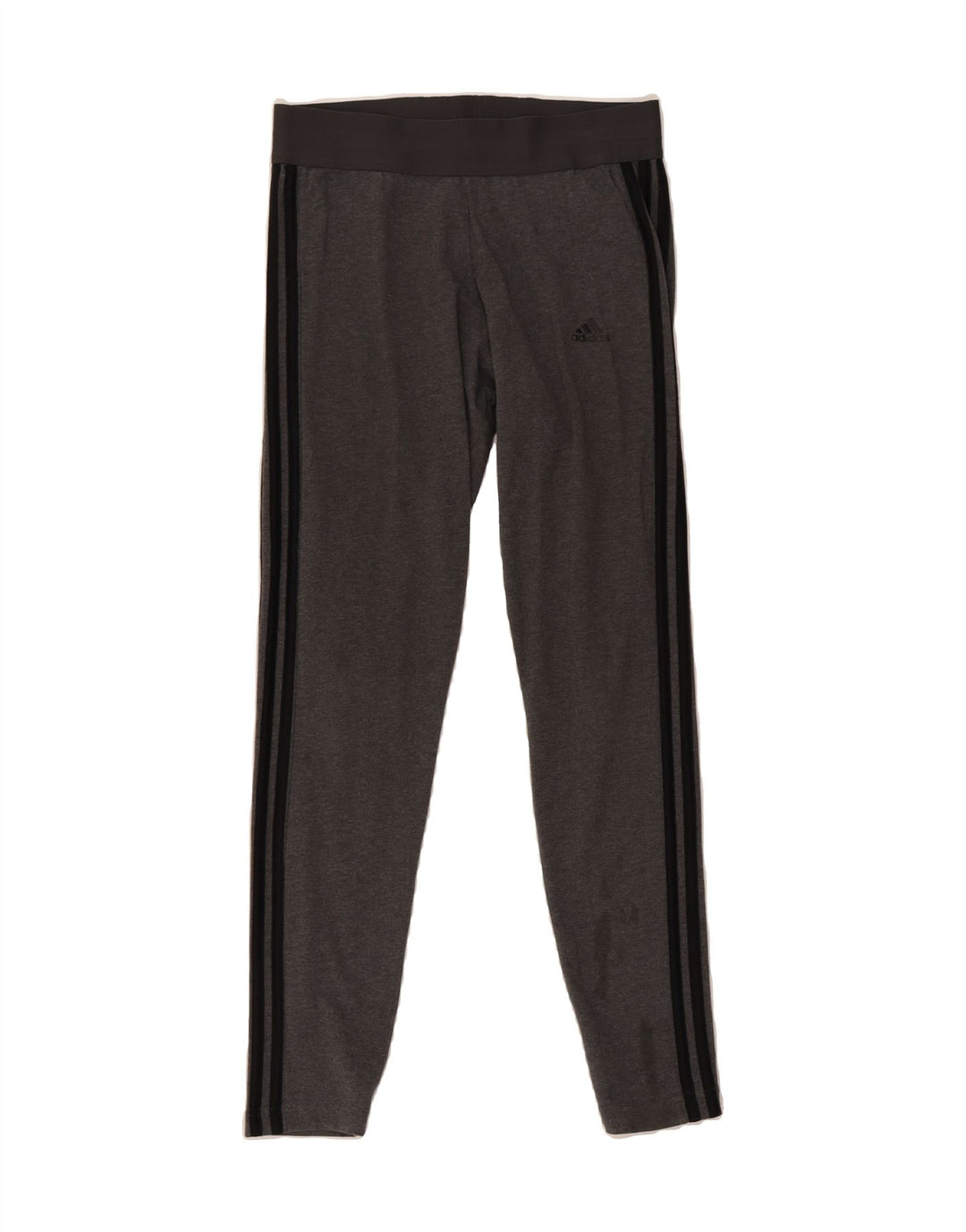 ADIDAS Womens Leggings UK 12/14 Medium  Grey Cotton Vintage Adidas and Second-Hand Adidas from Messina Hembry 