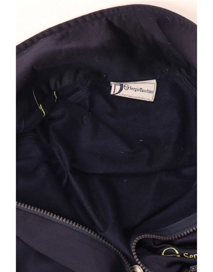 Sergio Tacchini Trening pentru bărbați Jachetă mare, albastru bleumarin, color block