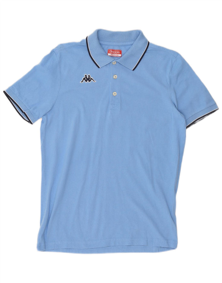 Tricou polo pentru bărbați Kappa, albastru mediu