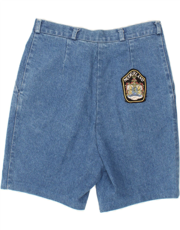 VINTAGE Womens Denim Shorts EU 40 Medium W28 Blue Vintage Vintage and Second-Hand Vintage from Messina Hembry 