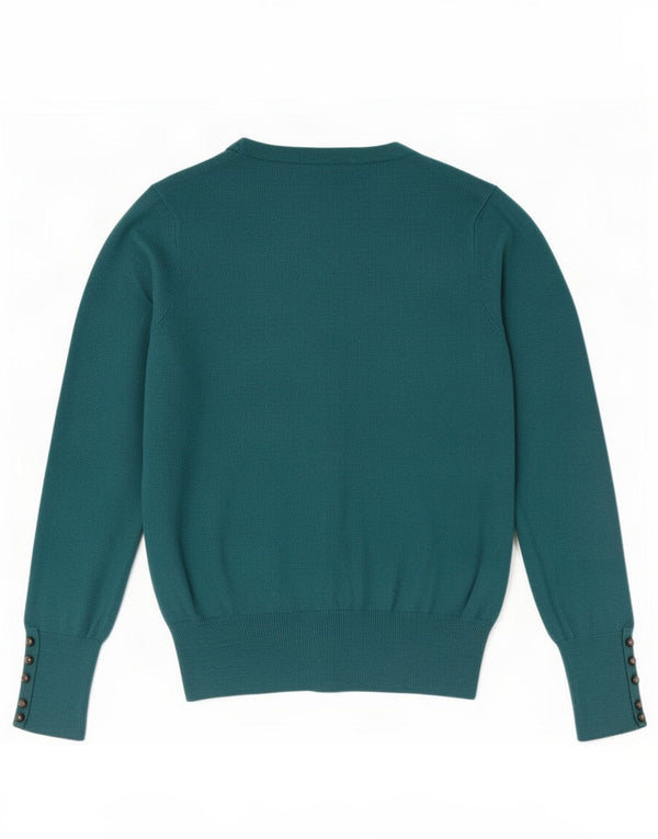 Pulover cardigan pentru femei Marks & Spencer UK 16 mare, verde, viscoză