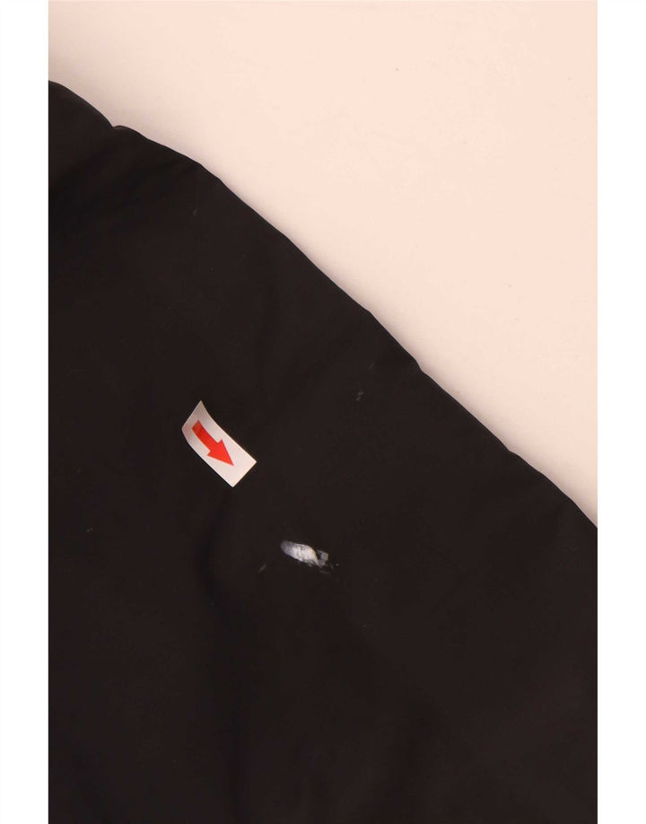 Jachetă căptușită cu glugă pentru bărbați Fred Perry UK 40 Poliester negru mare