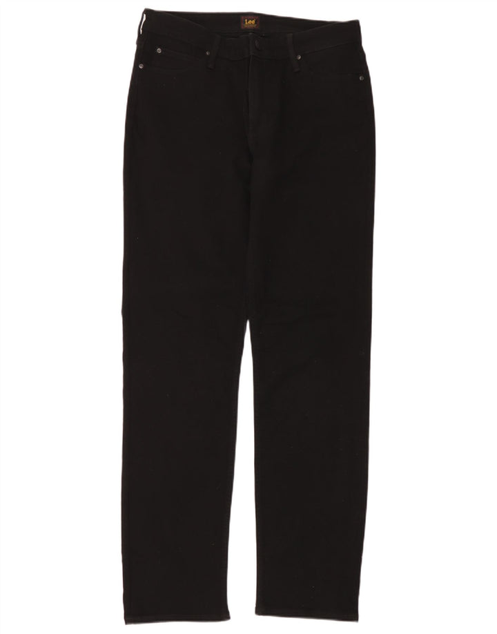 Blugi Lee Marion drepte pentru femei W34 L33 bumbac negru